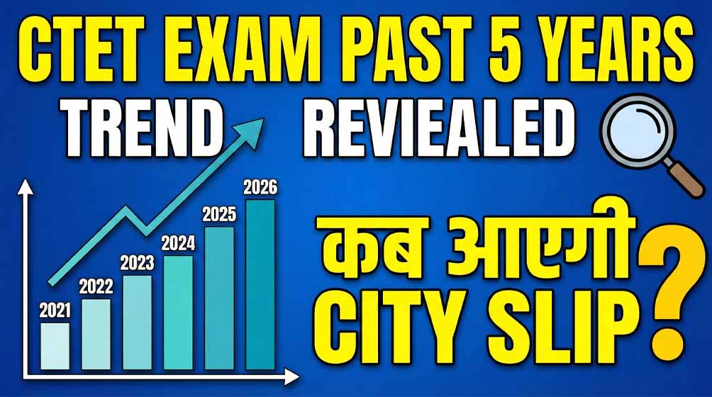 CTET Exam City Slip 2026 Trend Analysis