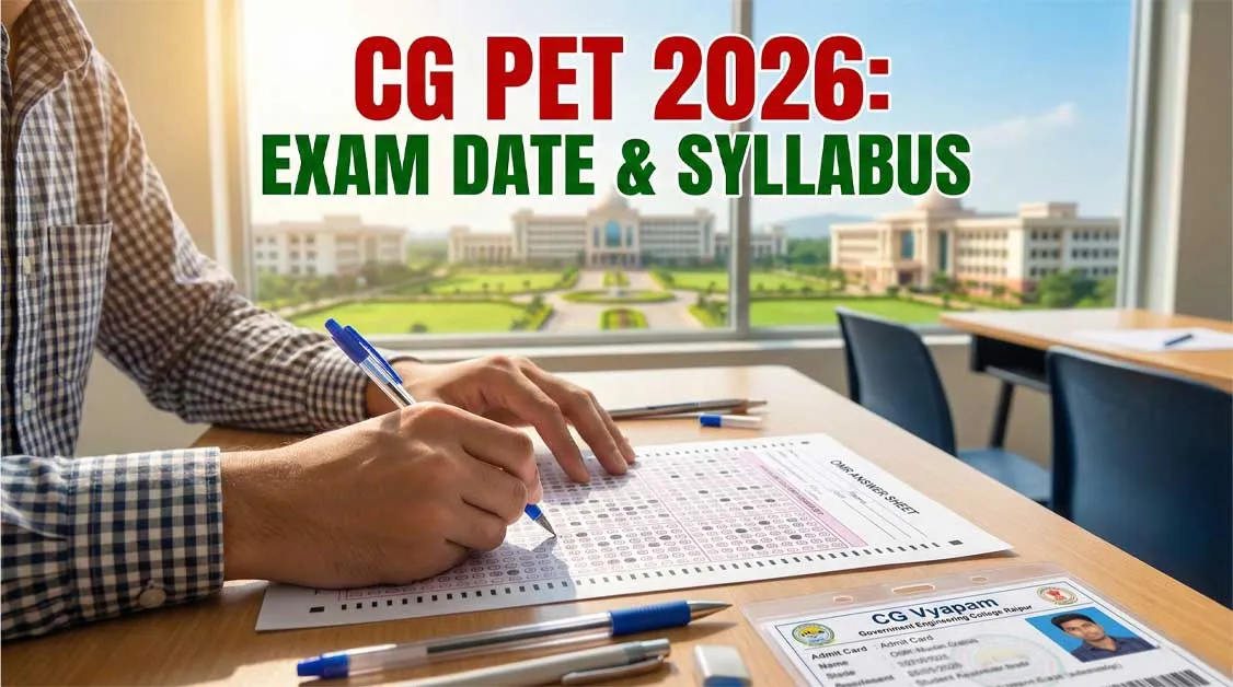 CG PET 2026 Exam Notification and Application Form