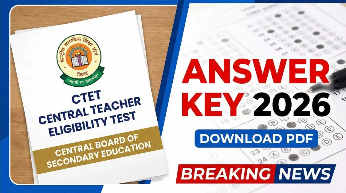 CTET Answer Key 2026 Out