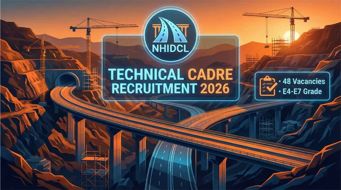 NHIDCL Technical Cadre Recruitment 2026 Notification and Syllabus Details